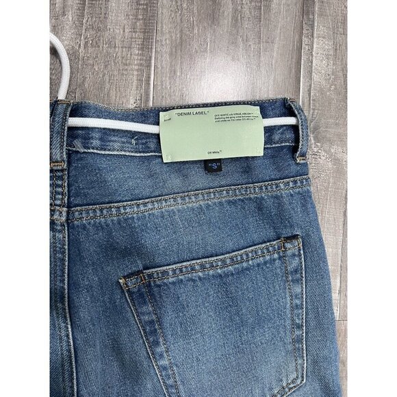 Off-White Diag Slim Regular Jeans 'Bleach' men size 29 - Picture 4 of 12